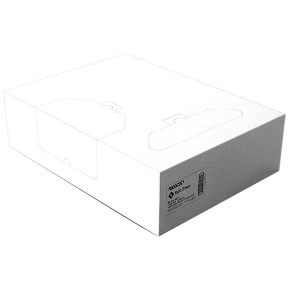 Right Choice Black 1.3 Mil LLDPE Coreless Can Liner Roll, 46 x 50 inch -- 100 per case