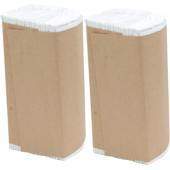 Right Choice C-Fold Paper Towels – 2-Pack (Total of 396 Towels), 1-Ply, White, Disposable & Absorbent, Ideal for Medical & Dental Offices, Restrooms & General Use