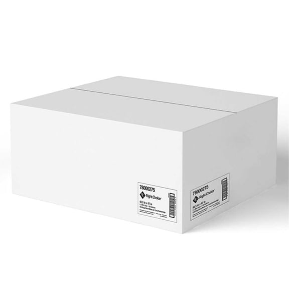 Right Choice Clear 1.2 Mil LLDPE 56-Gallon Can Liner, 42.5 x 47 inch -- 100 per case