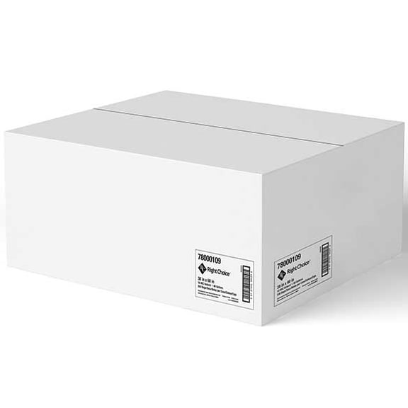 Right Choice Natural 16 Mic High Density Polyethylene Can Liner Coreless Roll, 38 x 60 inch -- 200 per case