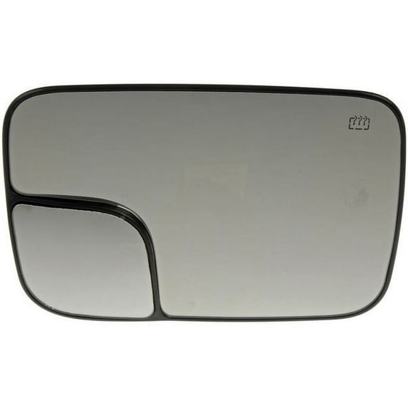 Right Door Mirror Glass - Compatible with 2005 - 2009 Dodge Ram 2500 2006 2007 2008