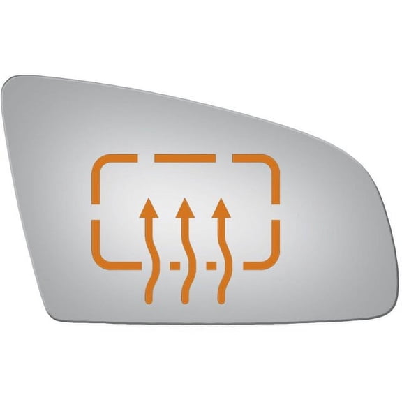 Right Door Mirror Glass - Compatible with 2006 - 2008 Audi A6 2007