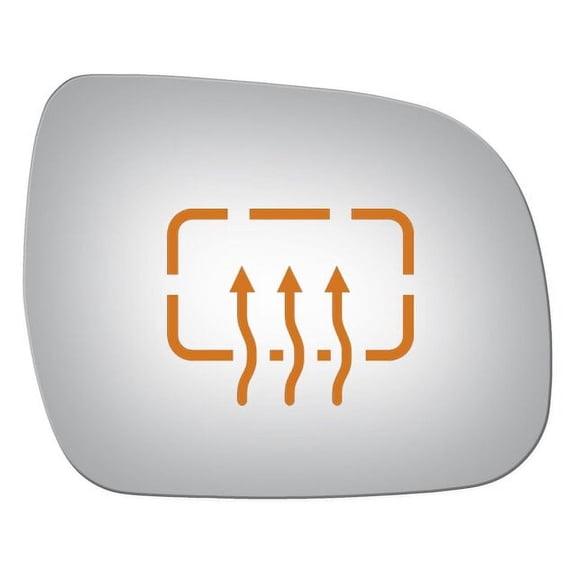 Right Door Mirror Glass - Compatible with 2008 - 2009 Toyota Highlander