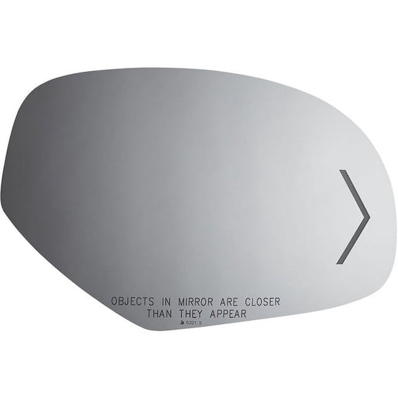 Right Door Mirror Glass - Compatible with 2009 - 2013 Chevy Silverado 1500 2010 2011 2012