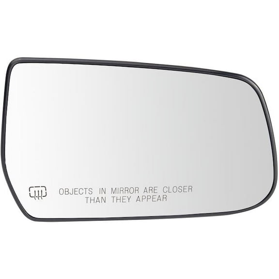 Right Door Mirror Glass - Compatible with 2010 - 2014 GMC Terrain 2011 2012 2013