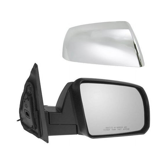 Right Door Mirror Set with Caps - Compatible with 2008 - 2013 Toyota Sequoia 2009 2010 2011 2012