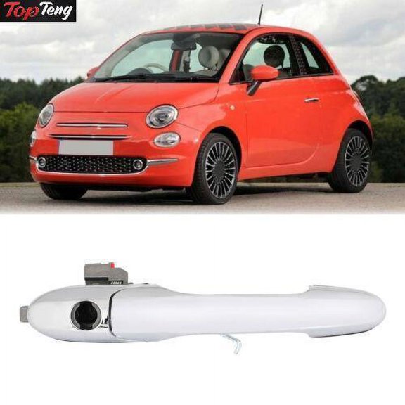 Right Driver Side Chrome Outer Door Handle 735592012 Fit For Fiat 500 Offside