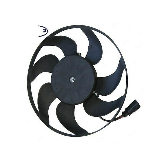 Right Engine Cooling Fan - Compatible with 2005 - 2013 Volkswagen Jetta 2006 2007 2008 2009 2010 2011 2012