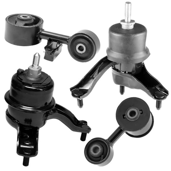 Right Engine Mount, Rear Lower & Right Engine Torque Strut Mounts With Left Transmission Mount 4PCS, Part Numbers: 9236 9237 9210 9598