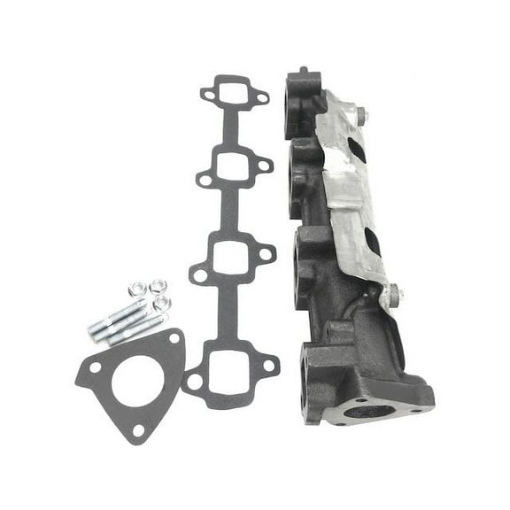 Right Exhaust Manifold - Compatible with 2001 - 2016 Chevy Silverado 2500 HD 6.6L V8 2002 2003 2004 2005 2006 2007 2008 2009 2010 2011 2012 2013 2014 2015
