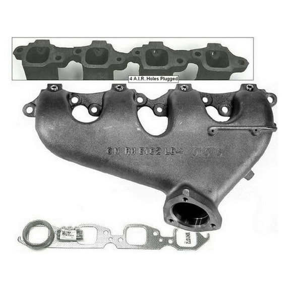 Right Exhaust Manifold - Compatible with 1980 - 1990 Chevy C70 1981 1982 1983 1984 1985 1986 1987 1988 1989