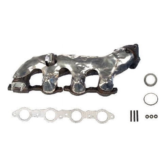 Right Exhaust Manifold - Compatible with 2001 - 2002 Chevy Silverado 1500 HD 6.0L V8
