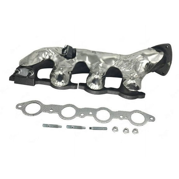 Right Exhaust Manifold - Compatible with 2001 - 2002 Chevy Silverado 1500 HD