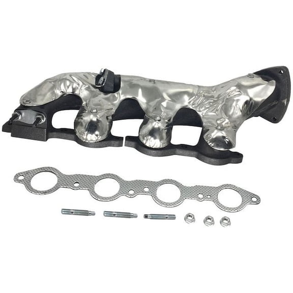 Right Exhaust Manifold - Compatible with 2001 - 2002 Chevy Silverado 2500 HD 6.0L V8