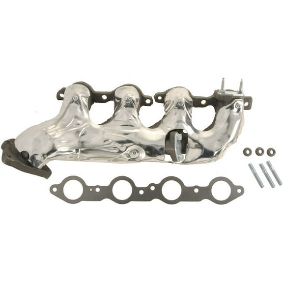 Right Exhaust Manifold - Compatible with 2001 - 2002 Chevy Silverado 2500 HD 6.0L V8