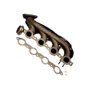 Right Exhaust Manifold - Compatible with 2001 - 2005 Chevy Silverado 2500 HD 6.0L V8 2002 2003 2004