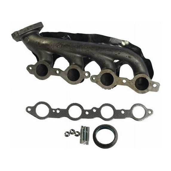 Right Exhaust Manifold - Compatible with 2002 - 2013 GMC Yukon XL 1500 2003 2004 2005 2006 2007 2008 2009 2010 2011 2012