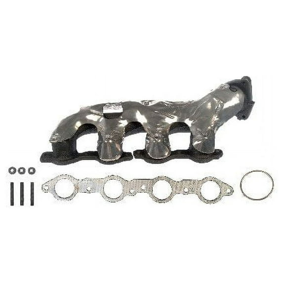 Right Exhaust Manifold - Compatible with 2003 - 2014 Cadillac Escalade ESV 2004 2005 2006 2007 2008 2009 2010 2011 2012 2013
