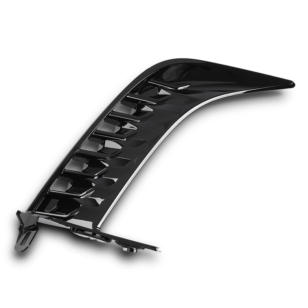 13-Piece Front Bumper Lower Grille & Trim Kit For 2018-2020 Camry SE – Black Mesh, Plastic, Textured Finish, OE Match
