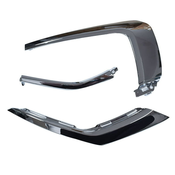 Right Front Bumper Trim Strip Molding Chrome Replacement for 2016 2017 2018 2019 Outlander 6407A144 6407A146 6407A142 MI1047103 MI1047104