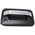 thumbnail image 1 of New Right Front Exterior Door Handle Compatible with 2004-2014 Ford F-150 Chrome Lever Black Bezel With Key Hole CL3Z1522404AB-PFM Lariat FX2 FX4 Harley-davidson Edition King Ranch, 1 of 5