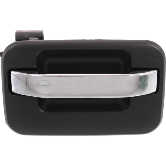 Right Front Exterior Door Handle Compatible with 2004-2022 Ford F-150 Lincoln Mark Chrome Lever With Primed Bezel Without Key Hole 9L3Z1522404DA LT Base Lariat Lariat Limited