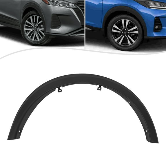 Right Front Fender Molding Trim, Wheel Arch Molding Trim, Front Wheel Arch Fender for 2021-2024 Nissan Kicks S SV SR