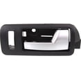 thumbnail image 1 of Right Front Interior Door Handle Compatible with 2005-2014 Ford Mustang Black Bezel With Silver Lever With Lock Button AR3Z6322600CC 5R3Z6322600AAC Shelby GT Shelby GT500 Base, 1 of 5