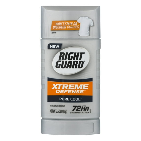 Right Guard Antiperspirant/Deodorant Xtreme Defense Pure Cool, 2.6 OZ