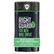 Right Guard Plant-Based Solid Antiperspirant, Aluminum Sweat Blockers & Deodorant for Men