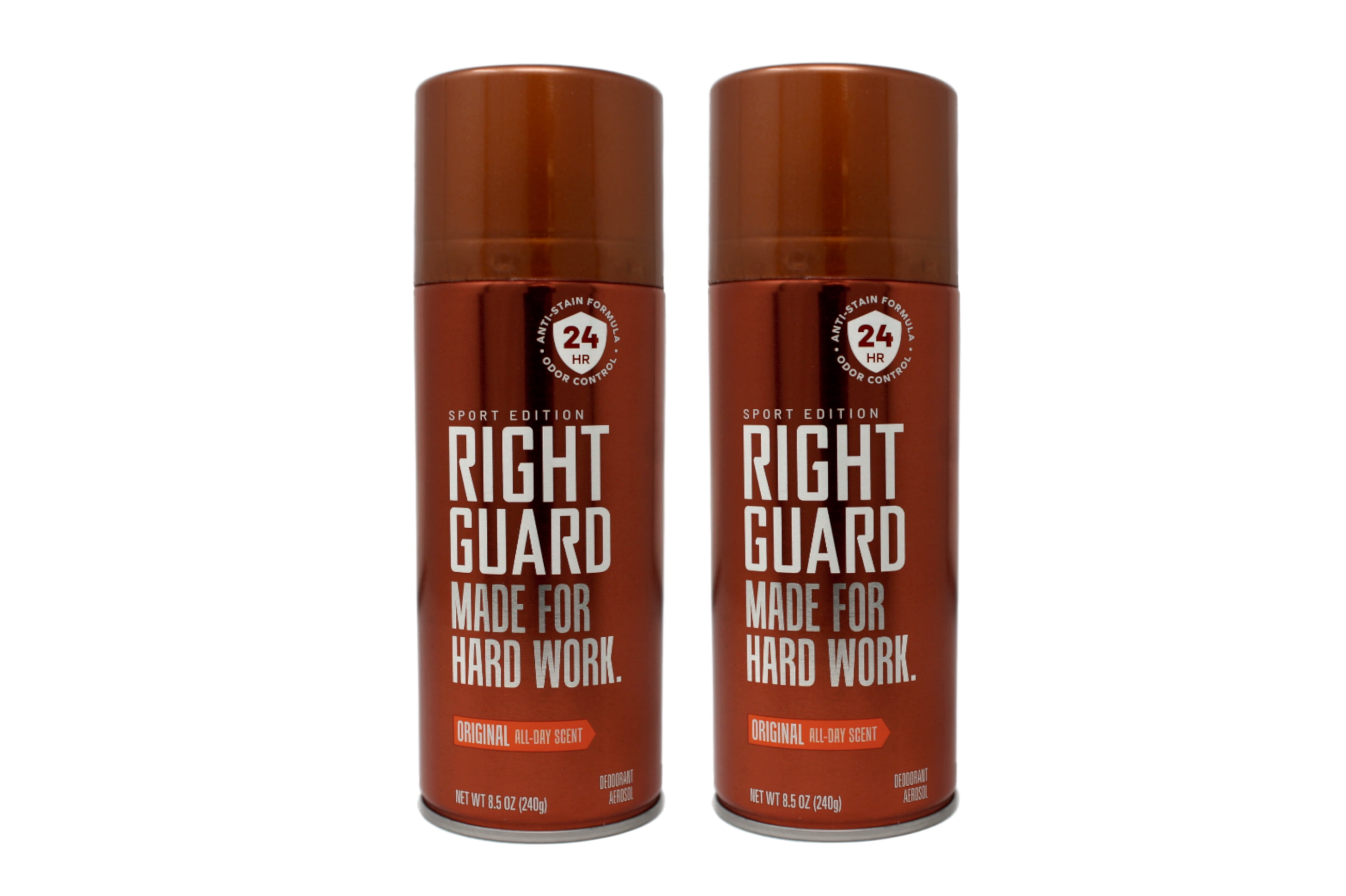 Right Guard Sport Antiperspirant Aerosol Deodorant, Original, 8.5 Oz, 2 Pack