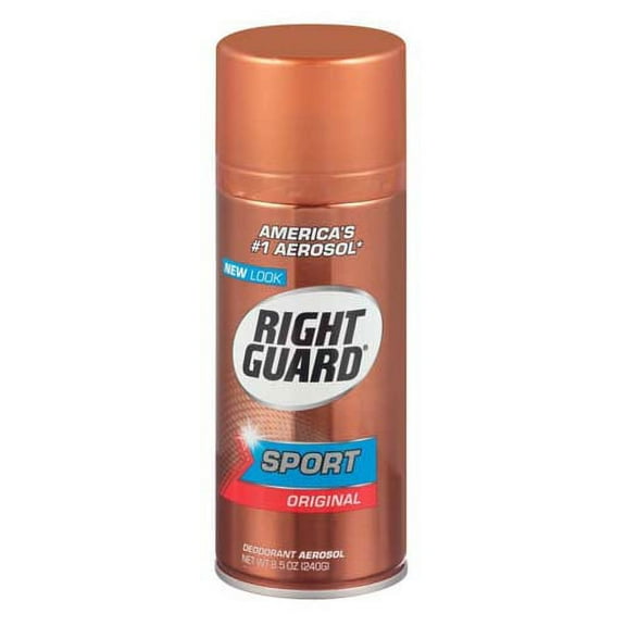 Right Guard Sport Antiperspirant Aerosol Deodorant, Original, 8.5 Oz, 6 Pack