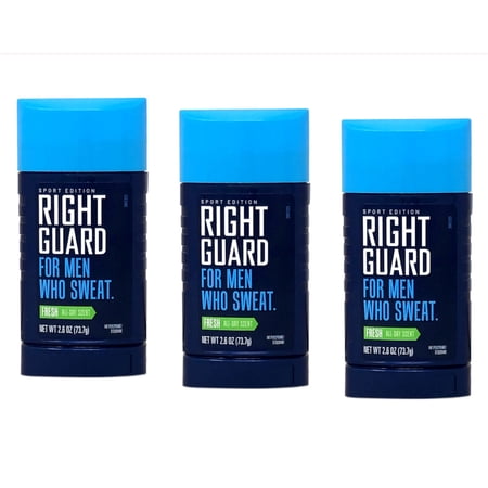 Right Guard Sport Antiperspirant Up To 48Hr, Fresh 2.6 Oz (Pack Of 3)