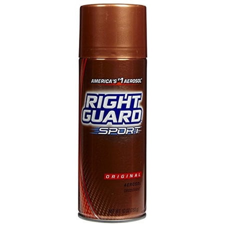 Right Guard Sport Deodorant, Aerosol, Original 8.5 oz (Pack of 5)
