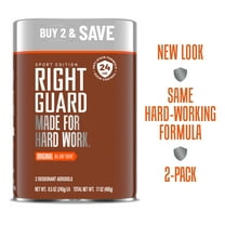 Right Guard Sport Deodorant Spray, Anti-Stain Spray Deodorant For Men, Aluminum Free, 24-Hour Odor Control, Original Scent, 8.5 oz. (2 count)