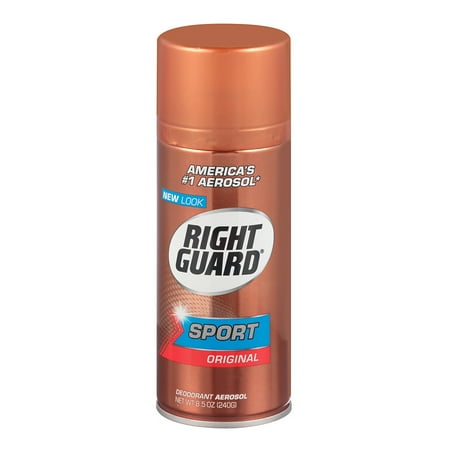 Right Guard Sport Original Deodorant Aerosol Spray, 8.5 Oz, 2 Pack