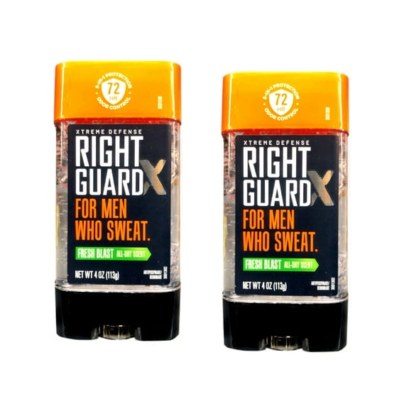 Right Guard Total Defense 5 Power Gel Antiperspirant And Deodorant, Fresh Blast, 4 Oz, 2 Pack