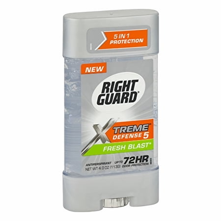 Right Guard Total Defense Anti-Perspirant Deodorant Power Gel Fresh Blast 4 oz (Pack of 48)