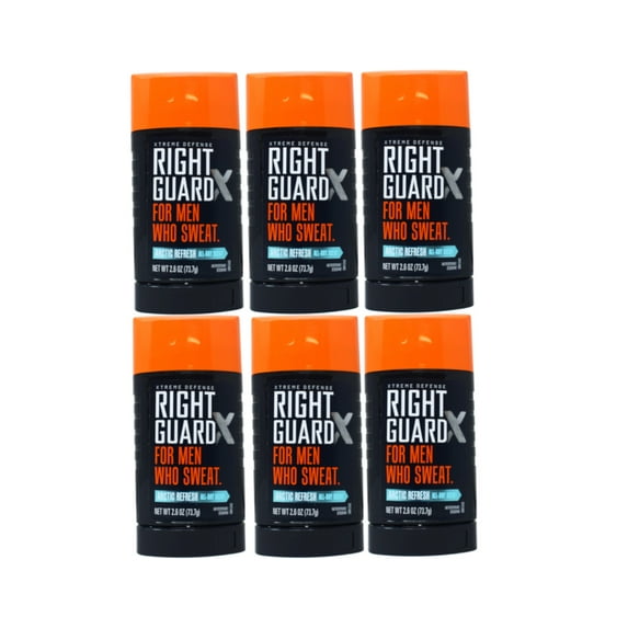 Right Guard Xtreme Antiperspirant/Deodorant Invisible Solid Arctic Refresh 2.6 oz (Pack of 6)