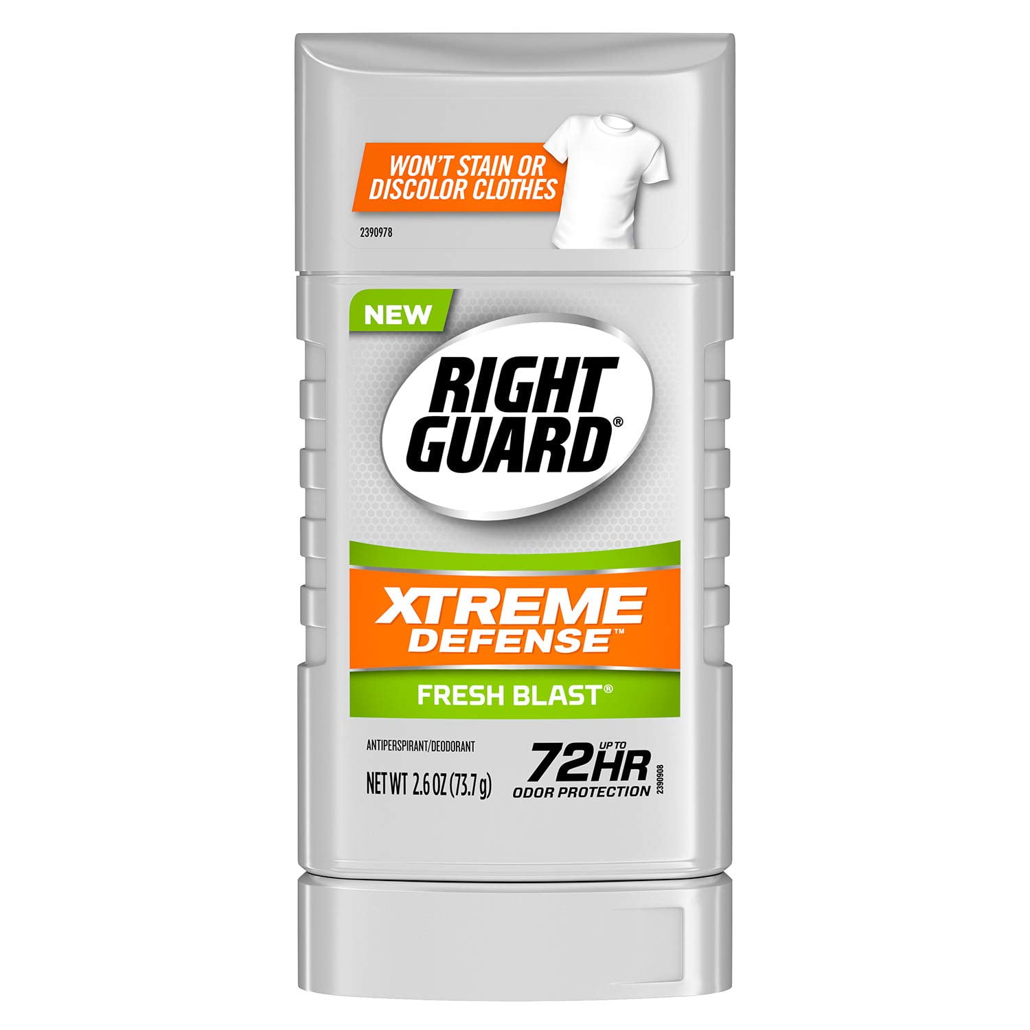 Right Guard Xtreme Defense 5, Anti-Perspirant Deodorant, Fresh Blast, 2 ...