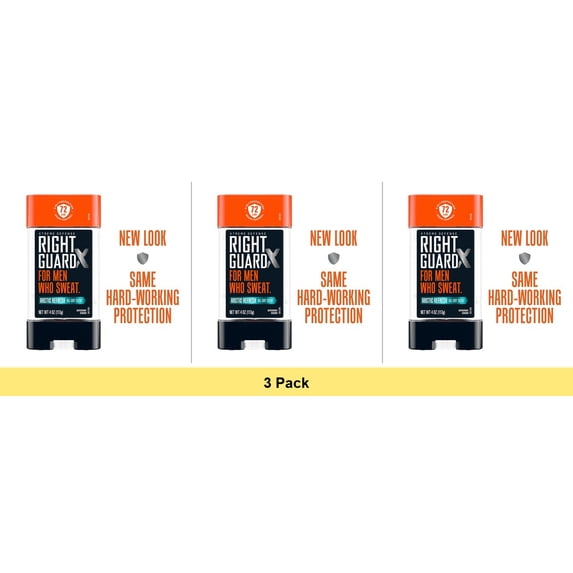 Right Guard Xtreme Defense 5 Antiperspirant Deodorant Fresh Blast 4 Oz - 3 Pack
