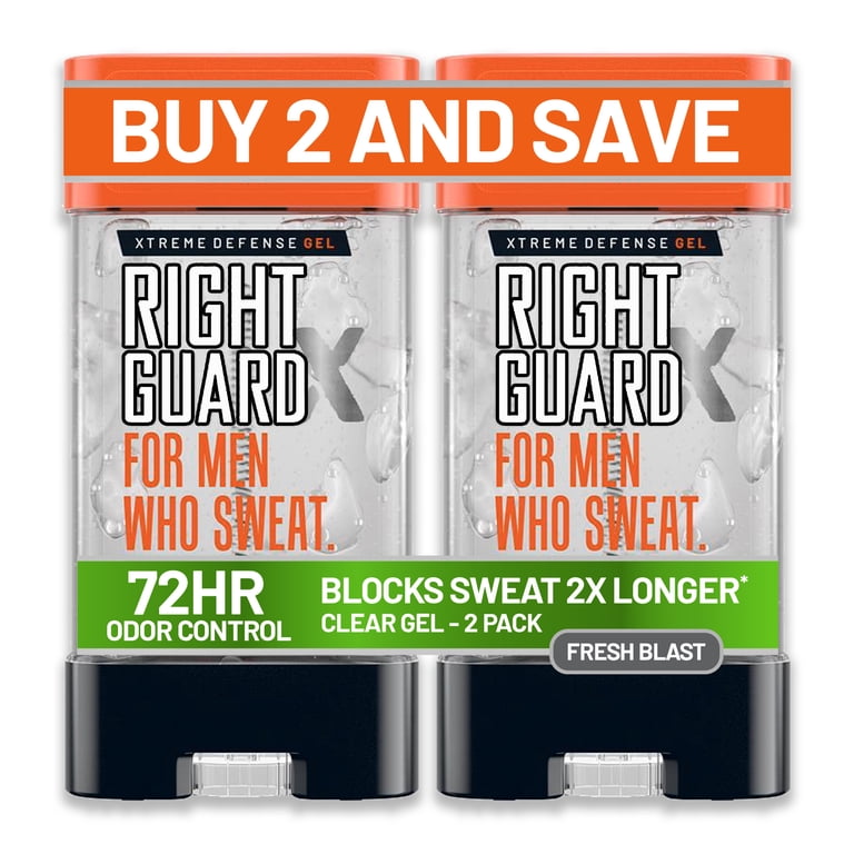 Right Guard Xtreme Defense Antiperspirant Deodorant Gel, Fresh