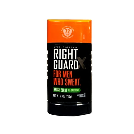 Right Guard Xtreme Defense Deodorant Gel Fresh Blast 2.6 oz (Pack of 12)