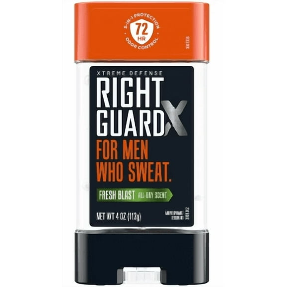 Right Guard Xtreme Defense Fresh Blast Gel 4oz (Pack of 6)