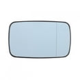 Right Hand Blue Heated Wing Door Mirror Glass Fit for 3 Series (E46
