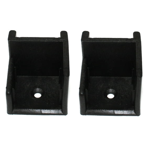 Right Hand Hinge Pontoon Door Stop 2 Pack Black