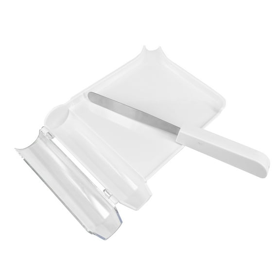 Right Hand Pill Counting Tray with Spatula, White