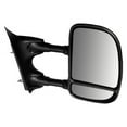 thumbnail image 1 of Right Hand Power Non-Heated Foldaway Trailer Tow Type Door Mirror with Round Plug for 1999-2003 Ford F-Series Superduty P-U, Textured Black, 1 of 1