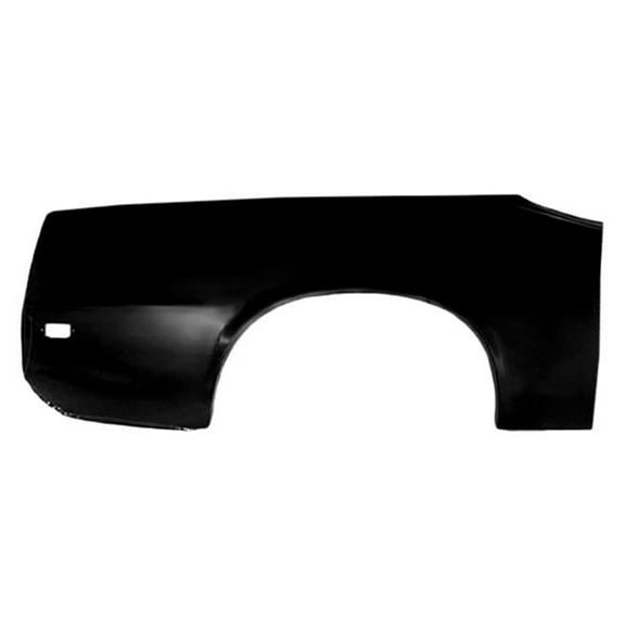 Right Hand Quarter Panel Skin for 1970 Ford Mustang, Black