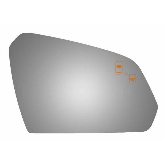 Right Hand Side Replacement Power Replacement Mirror Glass for 15-17 Hyundai Sonata Burco 5619B W/O Baking Plate